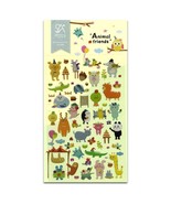 CUTE ANIMAL FRIENDS Cartoon Sloth Rabbit Cow Bear Epoxy Craft Scrapbook ... - €3,38 EUR