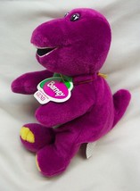 Gund 1997 Barney The Purple Dinosaur 7&quot; Bean Bag Stuffed Animal Toy New - £15.48 GBP