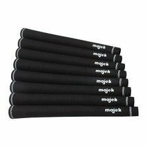 8 Piece Mens Majek Jumbo Size Oversize Black Tour Pro Velvet Golf Grips ... - £23.43 GBP