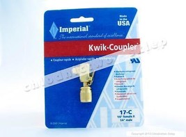 Quick connection Imperial 17-C, inside 1/4&quot; x outside 1/4&quot; SAE Coupler ????? ??? - £50.81 GBP