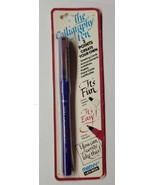 Marvy The Calligraphy Pen Burgundy 2.0 mm Fine 3.5 mm Medium Double Point - £13.44 GBP