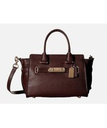 New Coach Women&#39;s Swagger 27 Carryall Leather Satchel Bag Variety Colors - £344.54 GBP