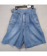 Vintage 90s State of the Art Women&#39;s 14 Jean Shorts High Rise Waist Buck... - $25.00