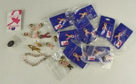 Modern Costume Jewelry Bag Lot ACS Breast Cancer Pink Ribbon Pins Brooch 20PCS - £16.88 GBP