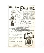 New England Tack Co Bicycle Watch 1897 Advertisement Victorian Gifts ADB... - $28.07 CAD