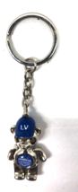 Las Vegas Teddy Bear With Ball Cap Keychain - $6.93