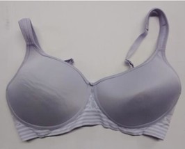 Breezies Floral Stripe Seamless Underwire T-Shirt Bra (Wisteria, 38 DD) A478501 - $14.86