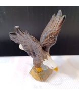 Vintage Ceramic Bald Eagle In Flight Figurine  6” - $12.22 CAD