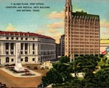 7:- Alamo Plaza Post Office Cenotaph &amp; Medical Arts Building San Antonio... - £4.00 GBP