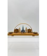 VTG Folk Art Wooden German Christmas Erzgebirge Schwibbogen Candle Holde... - €58,59 EUR