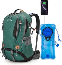 G4Free 50L Hiking Backpack Waterproof Daypack With 2L Bpa Free Bladder For - £46.49 GBP