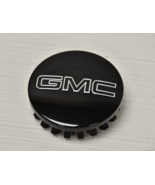 1x OEM GMC Sierra Yukon Glossy Black Wheel Center Hub Cap 83mm 3.25&#39;&#39; Ge... - $278.86 MXN