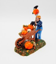 Department 56 Haunted Harvest Snow Village Halloween 55245 Pumpkin Farmer - $19.99