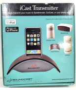 Soundcast  iCast Wireless Audio Transmitter ICT111 For iPod Speakercast ... - £45.99 GBP