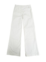 Woolrich Womens Trousers W&#39;s Farmer&#39;s Wide Leg Off White Size 26W WWPAN1158 - £121.38 GBP