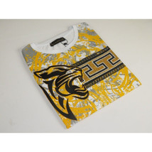 Men LAVERITA European Fashion Crew Shirt Short Sleeve Lion Medallion 93324 White image 3