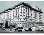 The Fairmont Hotel San Francisco CA California UNP B&amp;W Chrome Postcard W12 - $1.93
