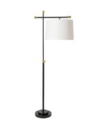 Black and Gold Modern Floor Lamp 62&quot; h X 23&quot; w 17&quot; d White Contemporary - $215.36