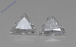 A Pair of Triangle Cut Loose Diamonds (1.46 Ct,F Color,SI1 Clarity) - £3,718.26 GBP