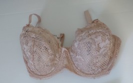 New Sexy Adore Me Women&#39;s Cinthia Unlined Plus Bra Underwire Beige Size ... - $8.70