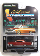 Greenlight 1/64 1964 Chevrolet Impala California Lowrider Red NEW - $9.97