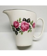 Vintage Weatherby Hanley Royal Falcon Ware Pitcher Pink Roses &amp; Porcelai... - £13.62 GBP