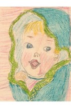 Baby Girl by Norma Kramer - Art Print - £17.51 GBP+