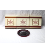 Vintage AVON 5.5&quot; Bread Plate 1876 CAPE COD Ruby Red Collection - Set Of... - $31.98