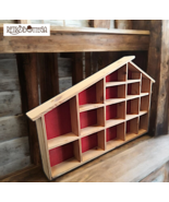 Display Case Craft Light Wood Home Furnishings Collections - $629.42 MXN