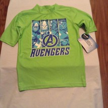 Size medium Marvel Avenger shirt 50+ UV protection swim rash guard - $15.79