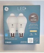 GE LED+ 11W Motion A21 LED 93129313 Bulbs Warm White 2-Pack Brand New - $615.55 MXN
