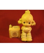 Precious Moments Porcelain Figurine 1983 Collector&#39;s Club &quot;DUES&quot; E-0104 ... - $7.97