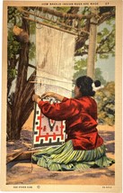 Navajo Indian Rugs, vintage postcard - £9.58 GBP