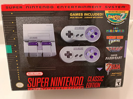 Authentic Super Nintendo Classic Edition Console SNES Mini Entertainment... - $199.95