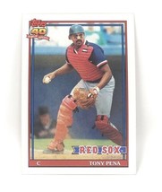 1991 Topps Baseball Card #375 - Tony Pena - Boston Red Sox - C - £1.56 GBP