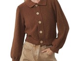 K-Fashion Knit Button Down Collared Cardigan Size L - $54.45