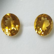 Natural Citrine Oval Faceted Cut 14X12mm Golden Citrine Color FL Clarity Loose G - £168.82 GBP