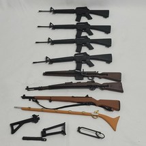 8pc 1:6 Scale Riffle/ Gun Lot 21st Century/ Hasbro/ Dragon Toys Military - £21.60 GBP