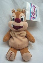 VINTAGE Disney Store Chip and DALE CHIPMUNK 8&quot; Bean Bag STUFFED ANIMAL T... - $18.32