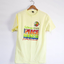 Vintage California State Peace March For Nuclear Disarmament 1988 T Shirt Large - $94.82