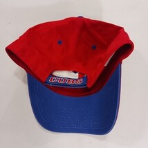 MLB Chicago Cubs Men's Back Strap Red Cotton Baseball Cap Hat image 10