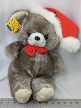 Prestige Squeek Mouse Plush Christmas Cap 18 Inch 1985 Stuffed Animal Toy - £57.36 GBP