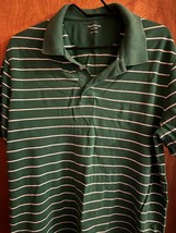 Croft &amp; Barrow Men Polo Shirt Easy-Care Size L Green - £9.35 GBP