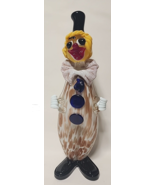 Vintage Murano Glass Clown Hand Blown 1950&#39;s-1960&#39;s 15&quot; Tall - $197.99