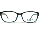 ENVY Eyeglasses Frames EE-KRISTEN BLACK/TEAL Rectangular Full Rim 52-18-140 - $27.83