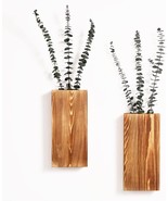 Mokof 2 Pack Wood Wall Planter For Artificial Greenery Plants And Dried ... - £26.28 GBP