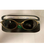 New Old Stock Ocean Pacific OP Sunglasses Cutback Khaki Metallic 54[ ]18 - £23.42 GBP