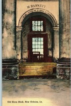 Slave Block Old St Louis Hotel New Orleans Louisiana Postcard - £17.32 GBP
