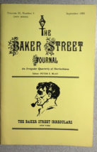 THE BAKER STREET JOURNAL v. 33 #3 September 1983 vintage Sherlock Holmes fanzine - £11.83 GBP