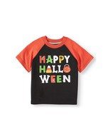 Halloween Toddler Boy Short Sleeve Raglan Graphic T-Shirt Size 4T/NP4 Black - $236.99 MXN